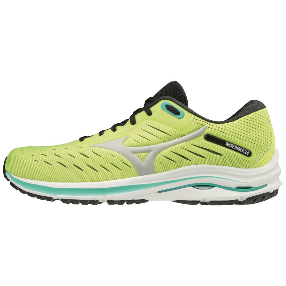 Mizuno Wave Rider 24 Férfi Futócipő Sárga QCO185037